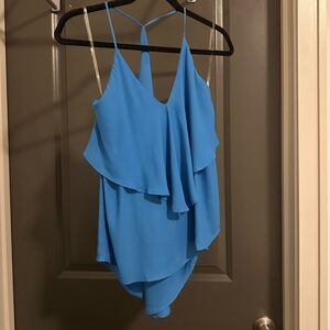 Lush Vibrant Blue Top